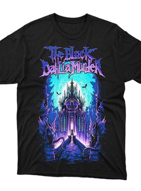 The Black Dahlia Murder黑色大丽花乐队死核摇滚美式暗黑短袖T恤