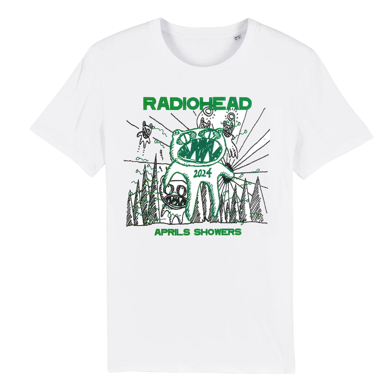 Radiohead短袖摇滚美式复古T恤