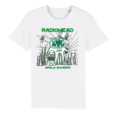 Radiohead短袖摇滚美式复古T恤