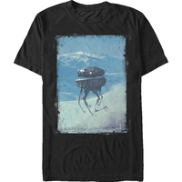 1977 American casual Star Wars movie Collaboration Summer New retro European and American street style men's T-shirt thumbnail 4