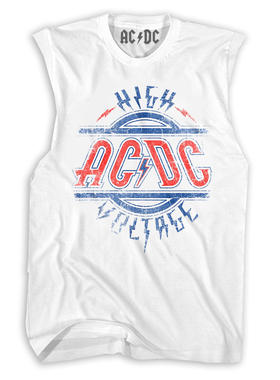 ACDC摇滚朋克l宽松潮牌无袖T恤oversize复古棉男士坎肩背心t恤