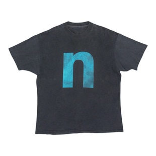 复古做旧宽松男女短袖 NAILS九寸钉乐队朋克摇滚美式 T恤 INCH NINE