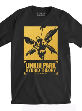 夏季LINKIN PARK 林肯公园涂鸦艺术 街边士兵 摇滚重金属乐队T恤