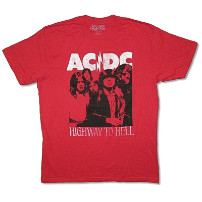 ACDC短袖朋克男士复古T恤