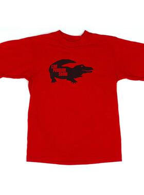 The Reunion Show乐队朋克摇滚鳄鱼红色宽松直喷休闲男女短袖T恤