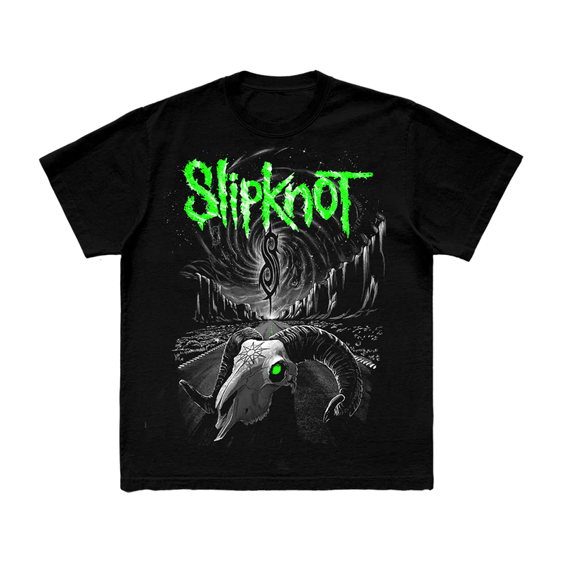 SLIPKNOT活结乐队暗黑哥特风美式高街vintage宽松纯棉短袖男女T恤