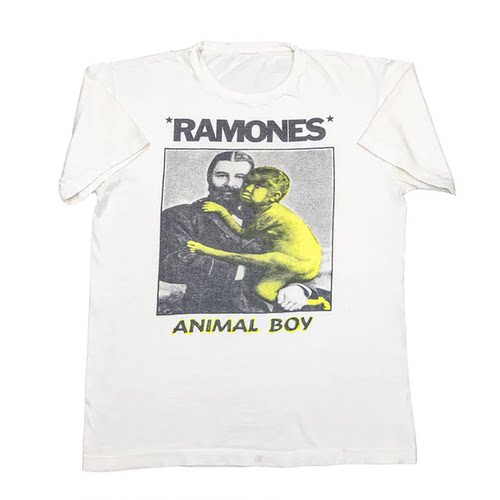 Ramones蒙雷斯乐队摇滚高街T恤男