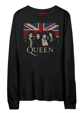 Queen长袖朋克男士朋克T恤