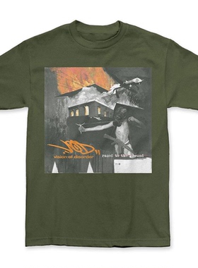 Vision Of Disorder混乱愿景乐队欧美潮牌摇滚高街休闲短袖T恤男