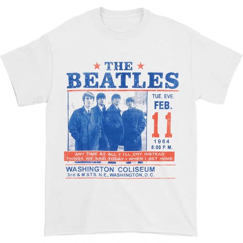 TheBeatles披头士乐队短袖T恤
