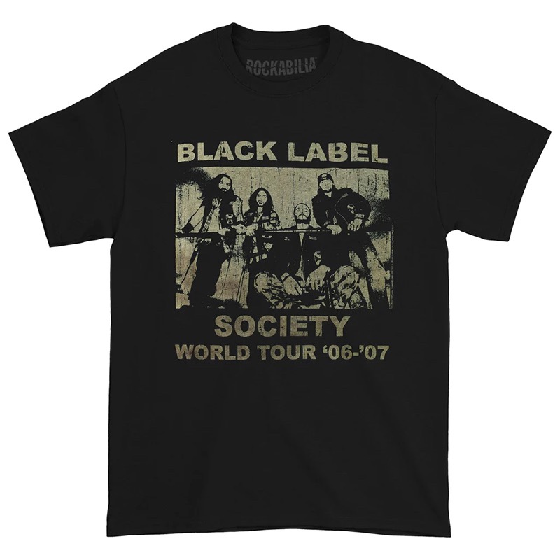 BlackLabelSociety短袖复古T恤