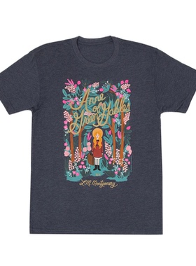 Anne of Green Gables 绿山墙的安妮 文学系列文艺小清新直喷短袖