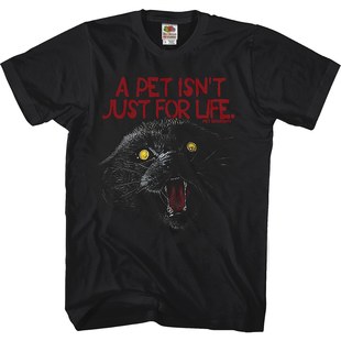 欧美系列 Pet Sematary 宠物坟场 潮流小众感复古美式宽松T恤