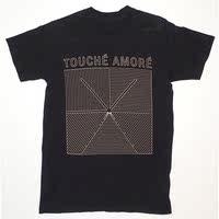 Touche Amore, a post-hardcore band post-hardcore five-pointed star pattern American loose short-sleeved T-shirt thumbnail 3