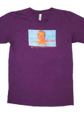 美国民谣歌手卡拉汉Bill Callahan梦想河2013紫色美式复古短袖T恤