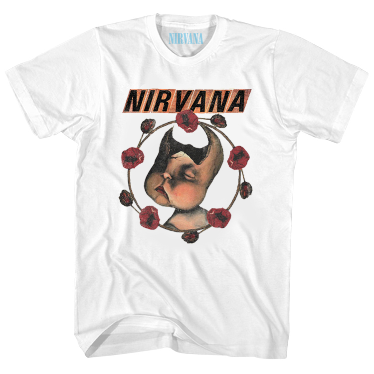夏季Nirvana涅槃乐队经典摇滚T恤