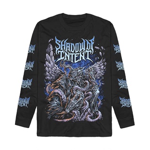 阴影暗黑金属乐队纯棉长袖 旋律乐队SHADOW 意图 INTENT T恤男