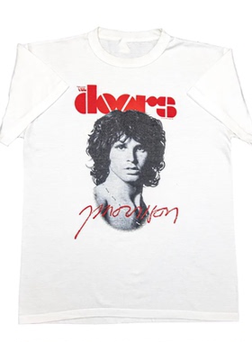 The Doors大门乐队Jim Morrison吉姆·莫里森美式高街短袖直喷T恤