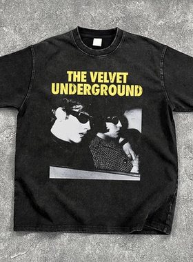 2026夏季上新The Velvet Underground地下丝绒乐队摇滚短袖男T恤