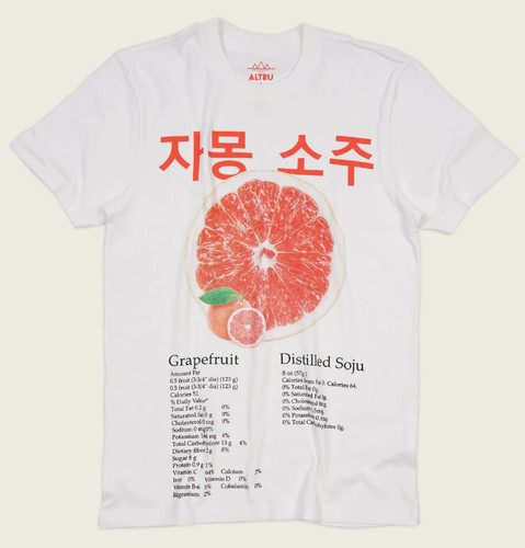 Grapefruitsoju短袖美式复古T恤