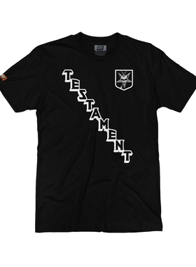 testament圣约 鞭笞金属Thrash Metal摇滚乐队朋克复古短袖T恤