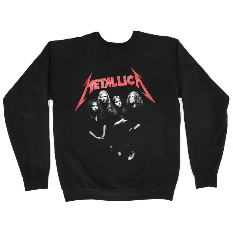 Metallica金属之王乐队圆领卫衣