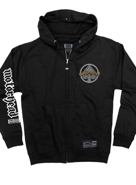 摩托党 Motorhead摇滚重金属朋克复古街头外贸经典连帽卫衣外套