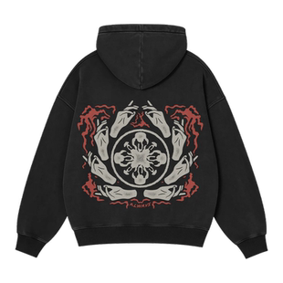 21飞行员Twenty One Pilots另类摇滚乐队数码直喷重磅连帽卫衣男