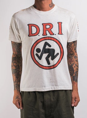 D.R.I.肮胀腐烂的混蛋乐队硬核朋克激流金属美式宽松直喷男女T恤