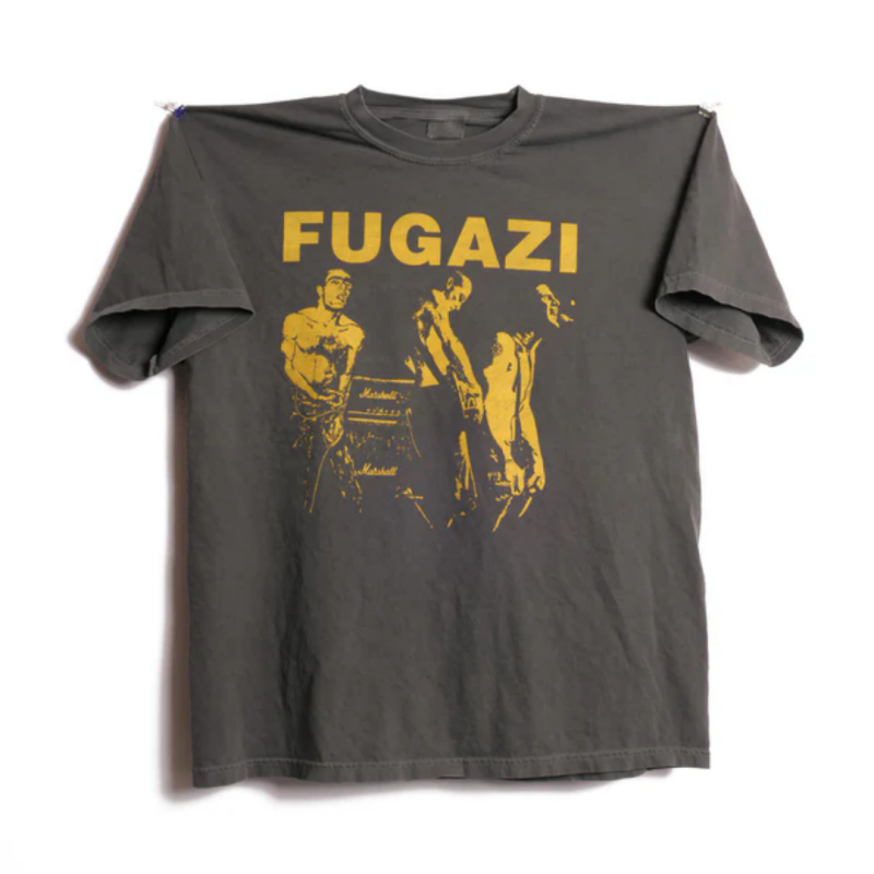 Fugazi美式复古轻水洗短袖T恤男