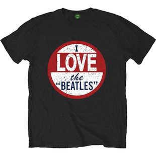 BEATLES I Love The T shir甲壳虫乐队列侬Lennon短袖T恤