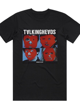 Talking Heads发言人头乐队欧美摇滚朋克vintage宽松直喷男女T恤