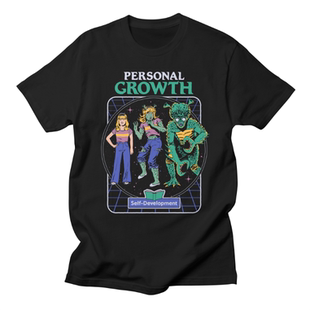 简约卡通动漫美式 短袖 插画 vintage宽松夏季 T恤 简约古着高街 经典