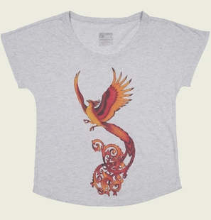 DOLMAN 凤凰女斗印花经典 复古男女款 t恤 PHOENIX 宽松短袖 WOMEN