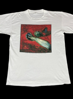 1990s Marc Chagall t shirt 马克·夏卡尔 夏加尔美式复古艺术T