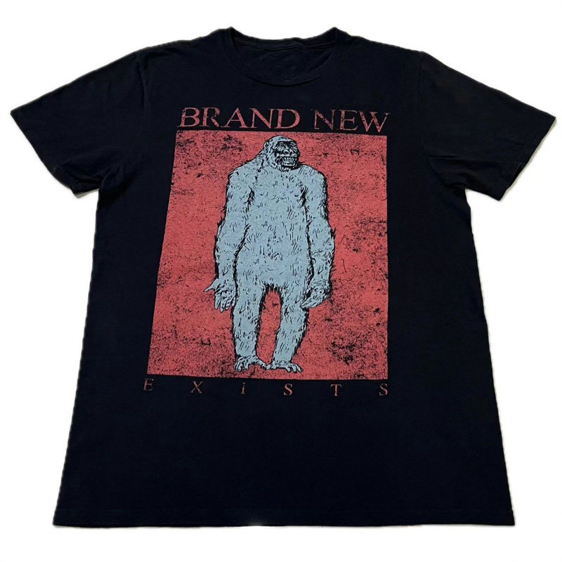 欧美重金属乐队brand new人猿oversize短袖街头圆领男女Tee恤
