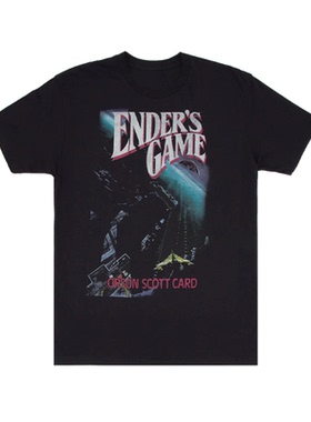ender's game安德的游戏 美式休闲小清新  夏季男女款直喷短袖T恤