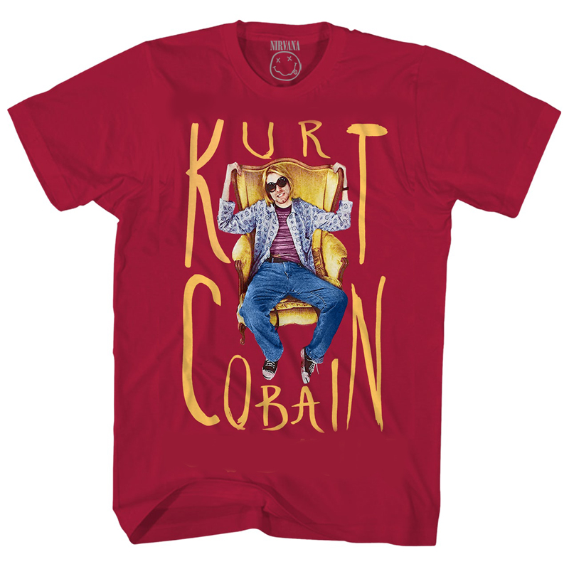 涅槃乐队短袖朋克男士T恤