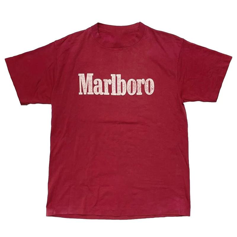 美国西部牛仔风摇滚朋克短袖T恤