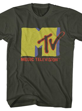 MTV短袖音乐男士复古T恤