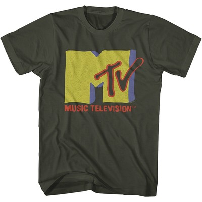 MTV短袖音乐男士复古T恤