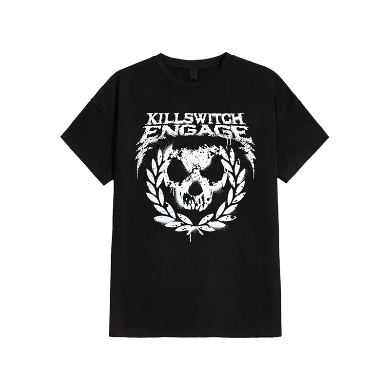 杀戮开关KSE乐队摇滚骷髅男士T恤