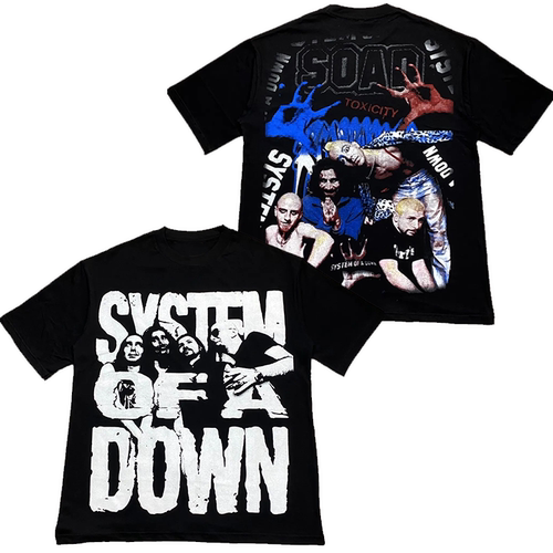 SystemofaDown‌短袖复古T恤