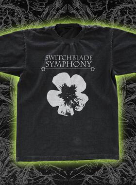Switchblade Symphony弹簧刀组合非主流音乐朋克直喷男女短袖T恤