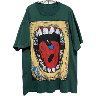复古绿色阿基拉AKIRA漫画短袖日本动画片大友克洋vintage男士T恤