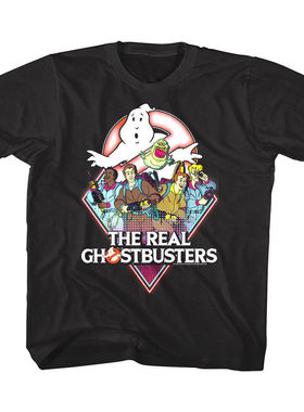 2016电影联名Ghostbusters 超能敢死队T-Shirt男士重磅纯棉T恤