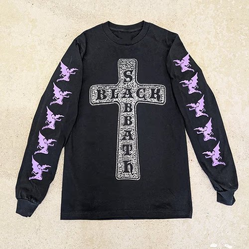 BlackSabbath乐队重金属长袖T恤