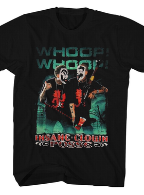 说唱金属乐队Insane Clown Posse疯狂小丑波塞 美式复古高街T恤