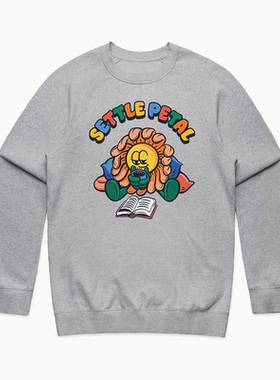 SETTLE PETAL沉淀花瓣 卡通动漫欧美古着高街vintage新款圆领卫衣