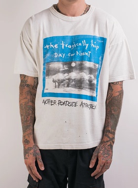 1983悲呼组合The Tragically Hip乐队摇滚高街宽松 直喷男女T恤新